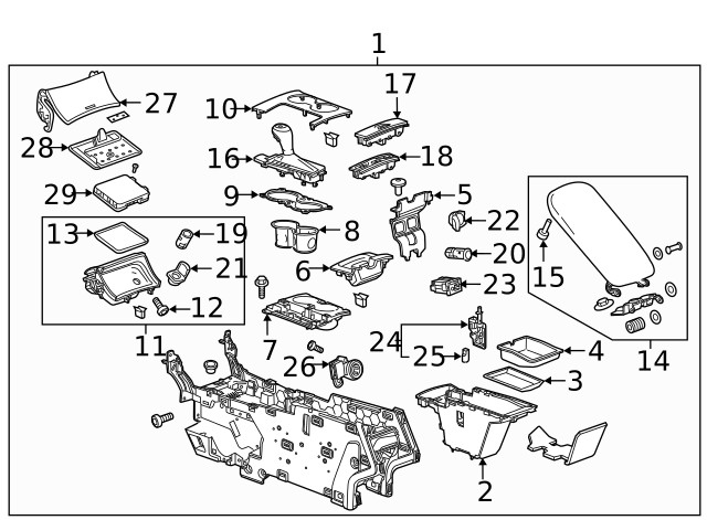 Genuine GM Auxiliary Jack 13519225