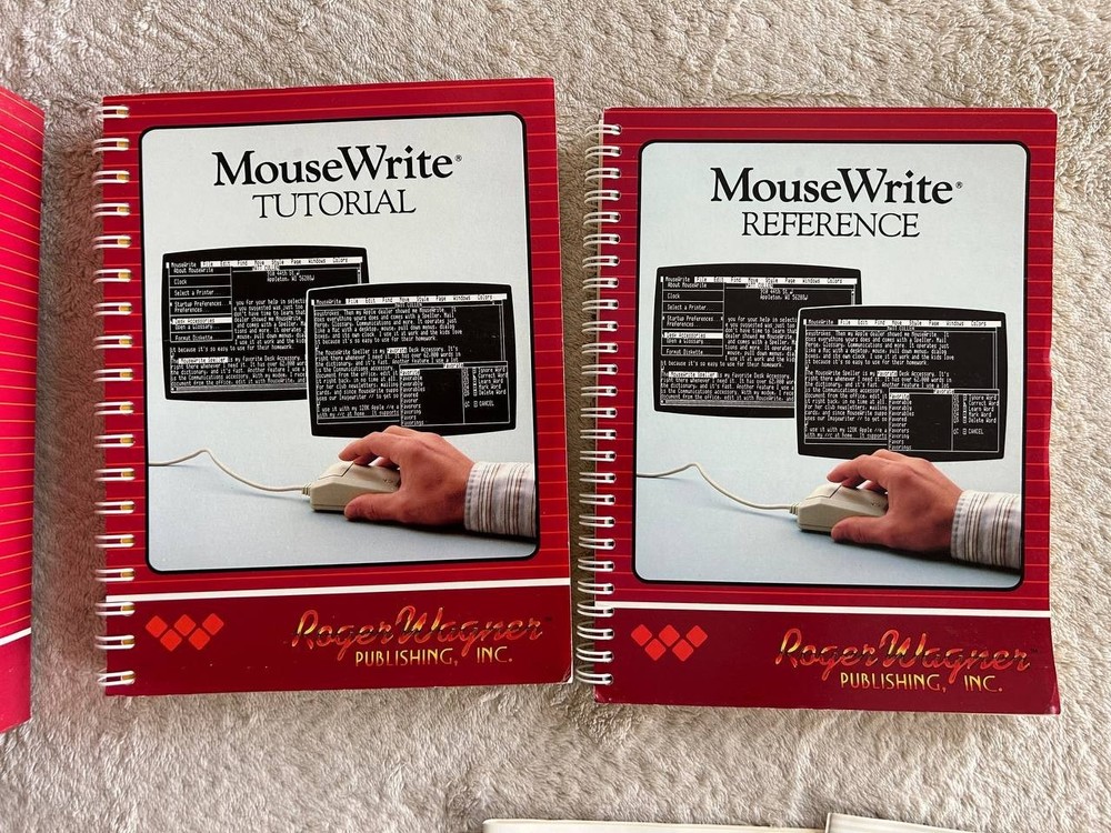 Macintosh MouseWrite Word Processor for Apple IIc IIGS IIe. Software 1985-86 #2
