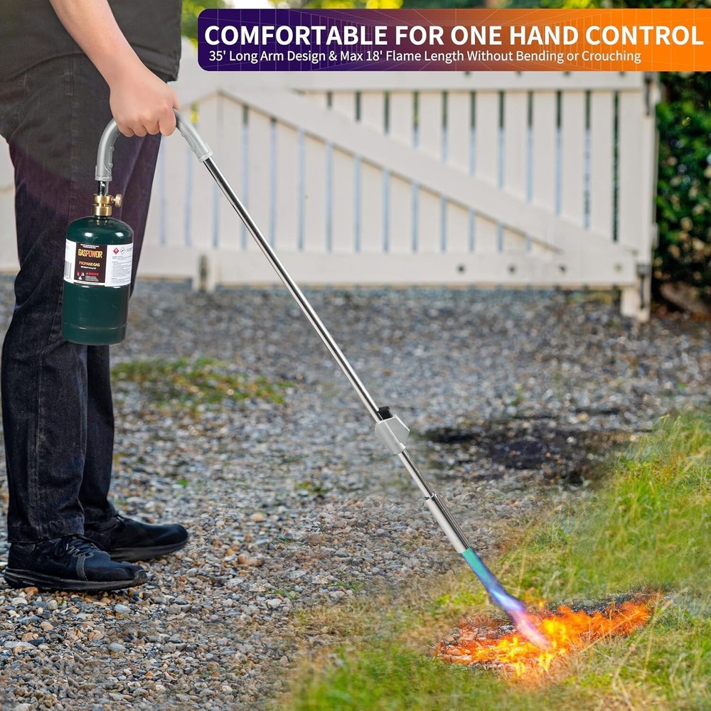 Self-Igniting 50,000 BTU Outdoor Torch