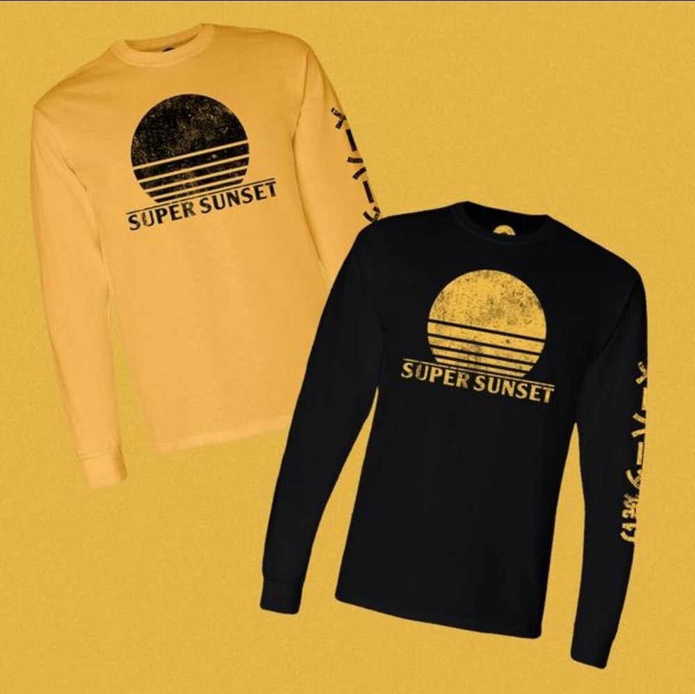 NEW Still-in-Sealed-Bag ALLIE X Super Sunset T-SHIRT (w/ Long Sleeves) XL