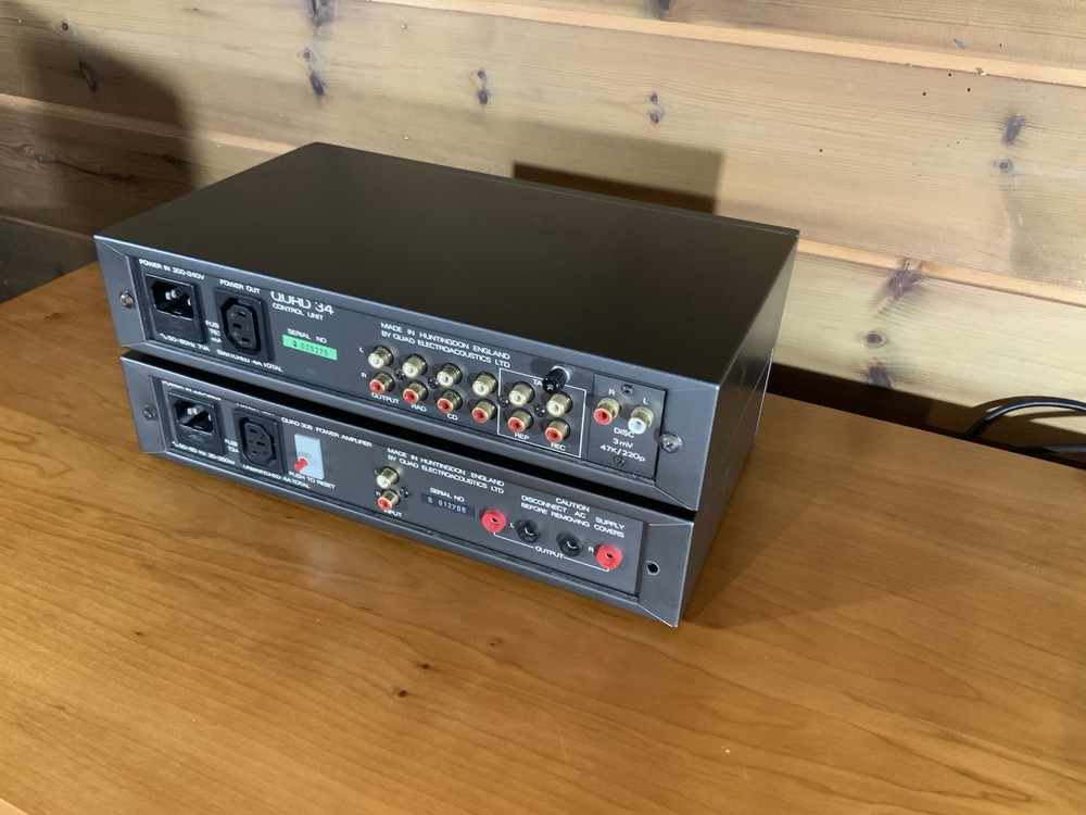 Quad 34 Pre Amplifier, Quad 306 Power Amplifier