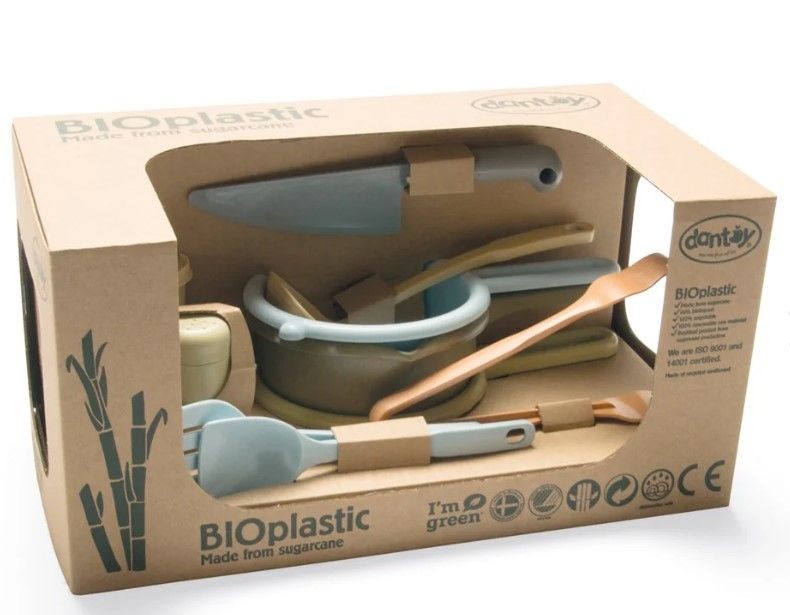 Dantoy - BIOplastic - Kitchen Set - 12pcs
