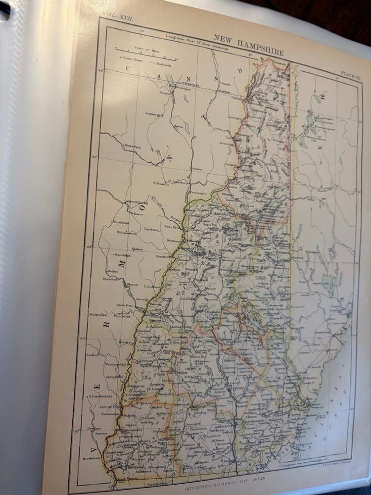 Encyclopedia Brittanica State Map Lot (18)