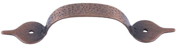 3-1/4" Pull  Antique Hammered Copper