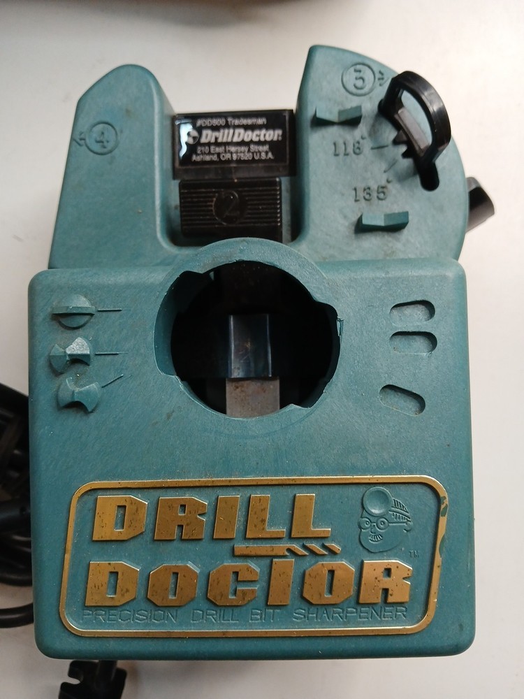 Drill Doctor DD500 Tradesman Drill Bit Sharpener Machine Incomplete PLEASE READ