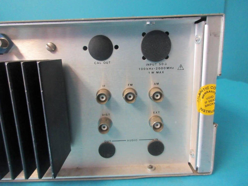 BOONTON ELECTRONICS CORP MODEL 8200-S/1 MODULATION ANALYZER TEST EQUIPMENT WORKS