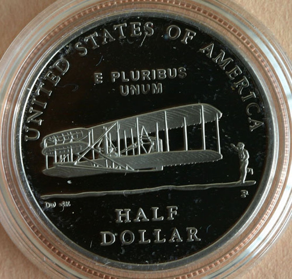 2003 First Flight Centennial Proof Clad Half Dollar Commemorative Coin Complete