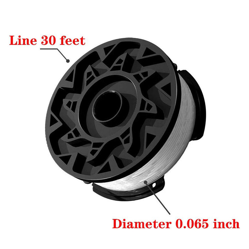 NEW For BLACK+DECKER AF-100-BKP Weed Eater 30ft .065" String Trimmer Spool & Cap