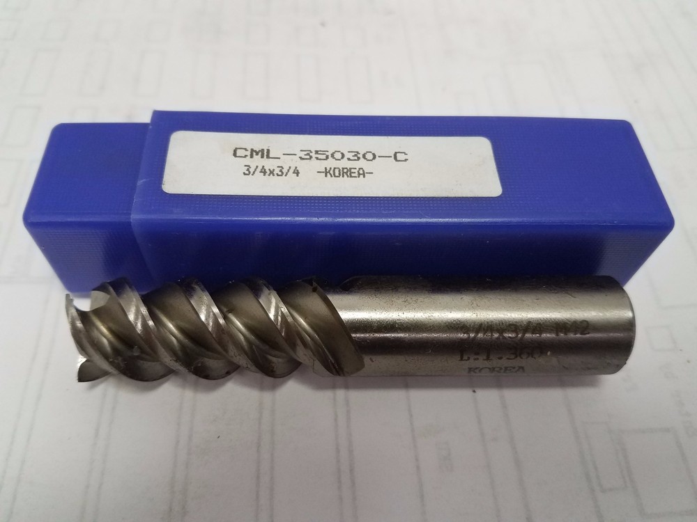 CML-35030-C, 3/4 x3/4 End mill