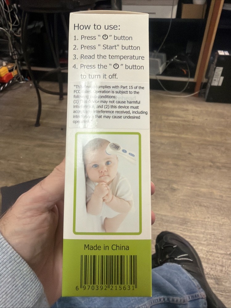 Sejoy Digital Forehead Thermometer - White
