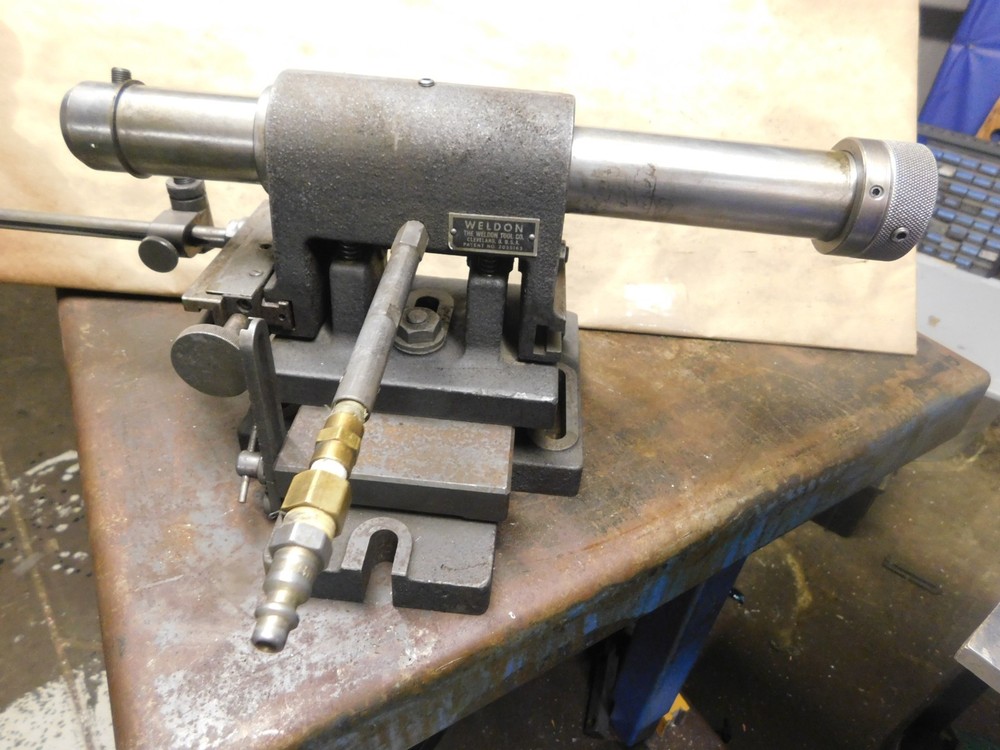 Weldon End Mill Tool Sharpening Grinding Fixture w/ Tilting Sub Base