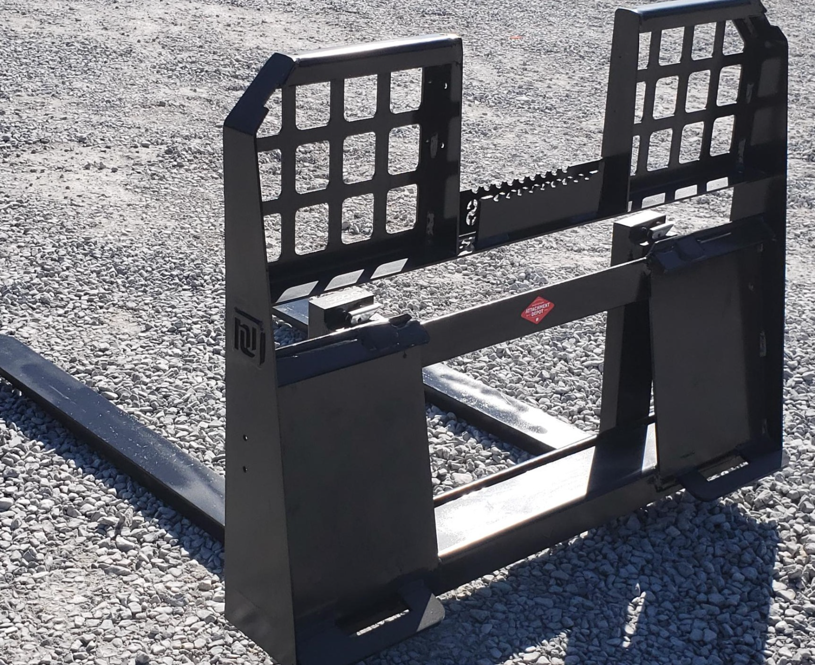 48" Long 5,500 Pound Walk Through Pallet Forks Fits Bobcat Skid Steer Loader