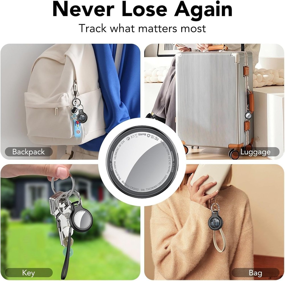 Tracker Tags - 1 Pack, Bluetooth Tracker for iPhone ipad Find My(iOS Only), Key