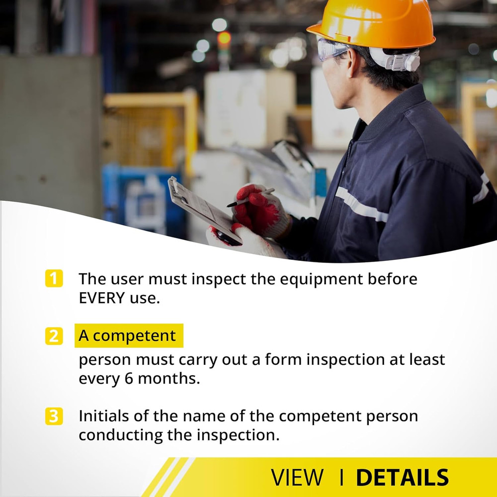 Safety Harness Extension Lanyard - 18”D-Ring Extender Fall Protection Arrest Sys