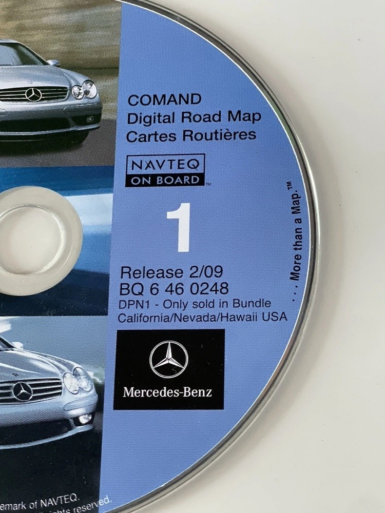 2000-2005 MERCEDES C CLK SL E G CL CLASS NAVIGATION CD 2010 VERSION OEM🟠