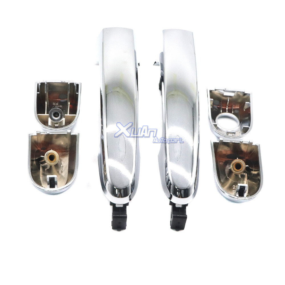 For 2011-15 Kia Sorento Chrome Outside Door Handle Left+Right Front Rear Driver