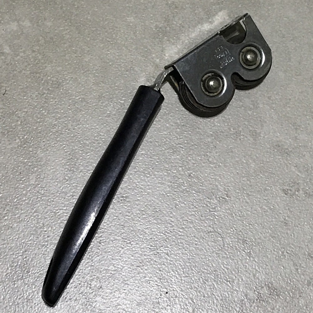 VTG Ekco Pull Through Knife Sharpener Chromium Plated  USA
