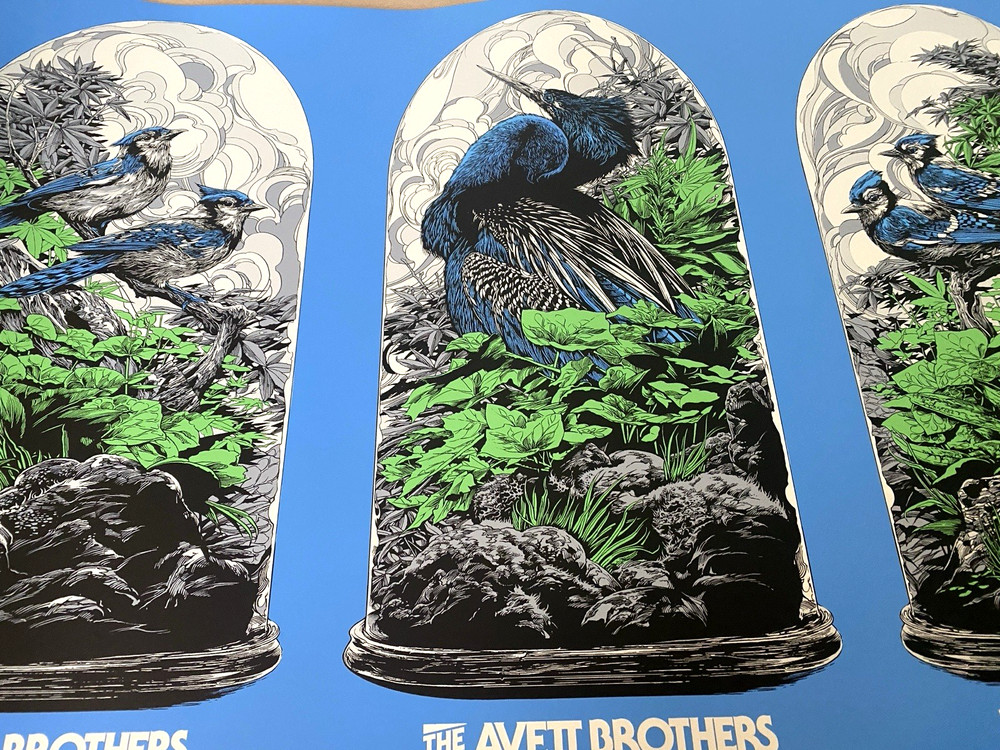 UNCUT POSTER The Avett Brothers CAPITOL THEATRE PORT CHESTER NY OCT 2018 #3/40