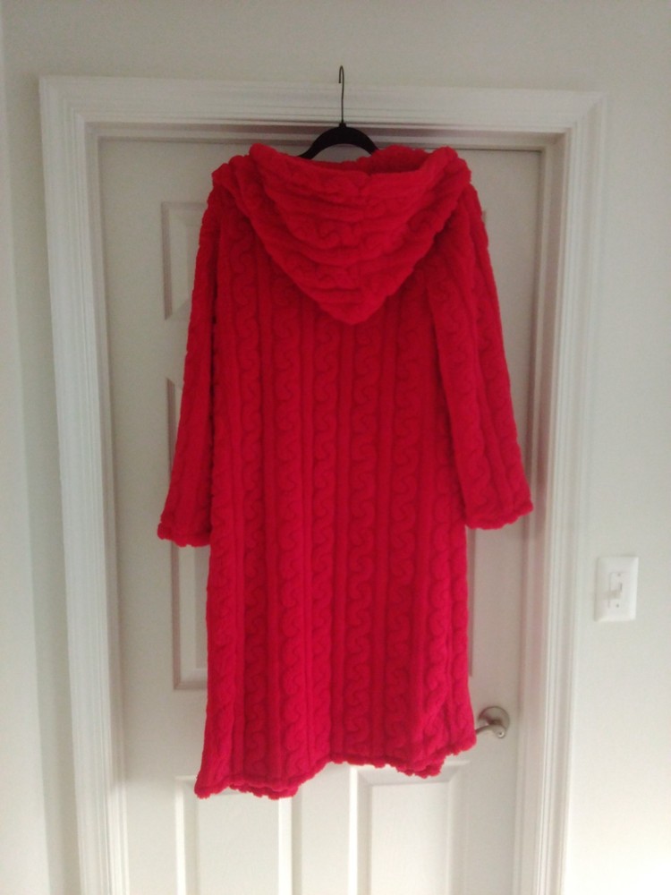 Comfortable Red Hooded Coat