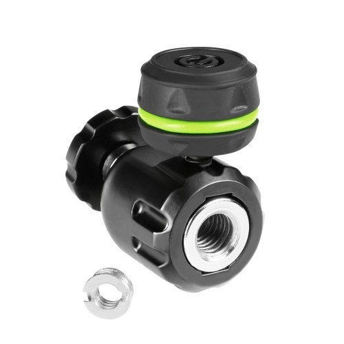 Gravity GMSQT1B Quick-Tilt Microphone Adapter 360°rotation W/oversized lockscrew