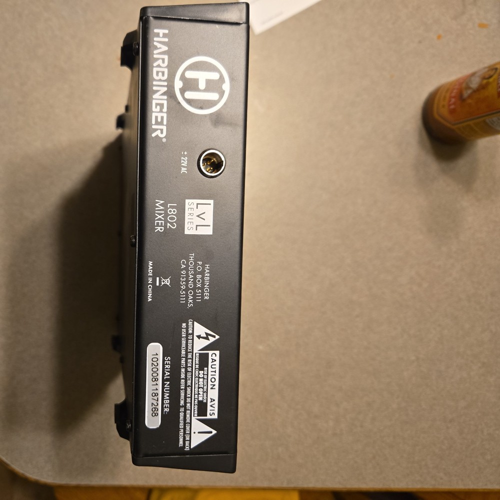 Harbinger L802 8 Channel Compact Mixer