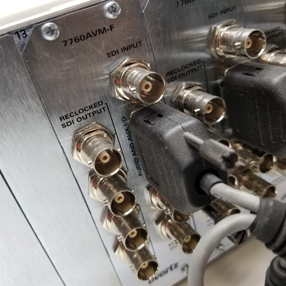 Evertz 7700FR-C Multiframe Chassis w/ 1*7700FC 6*7760AVM-E Controller Module