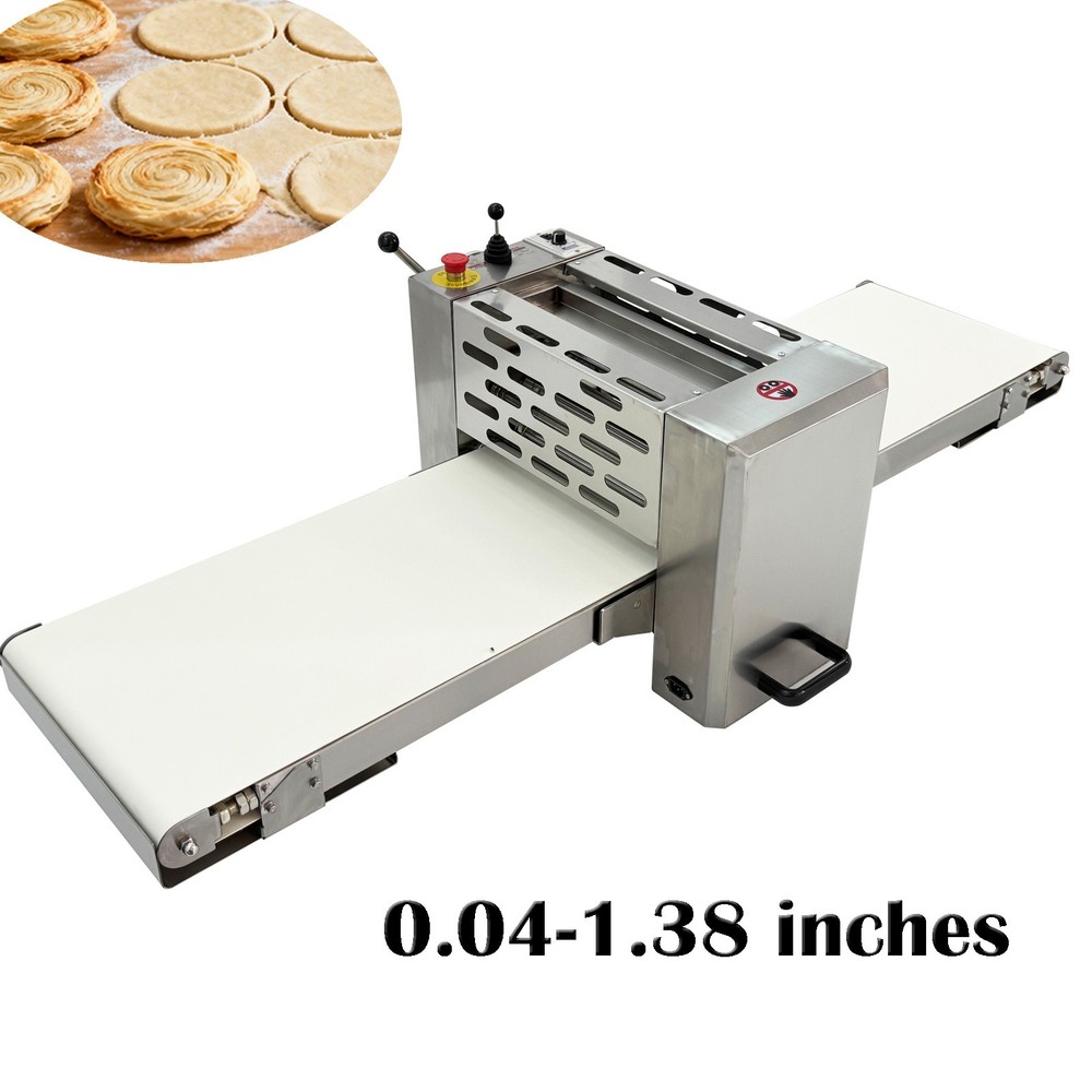 110V Electric Dough Sheeter Desktop Mini Foldable Dough Sheeter Pressing Machine