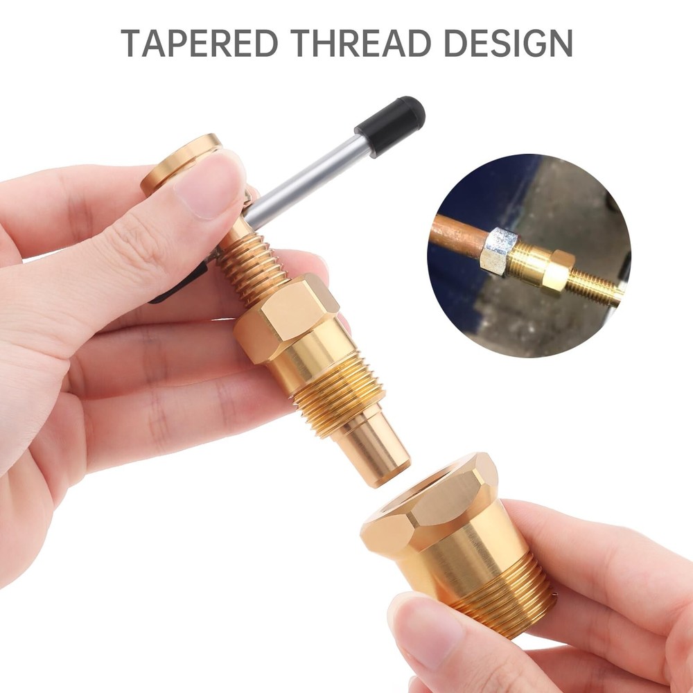 NPT 1/2 NPT 3/4 Upgraded Ferrule Puller, Compression Ring Olive Ring Removal ...