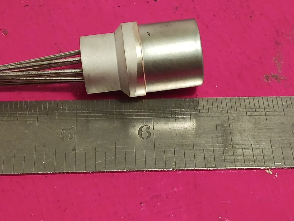 (1) 10-Pin High-Current Electrical Feedthrough High Vacuum 10 Wire