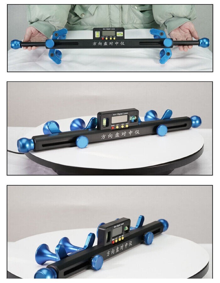 Four Wheel Alignment Steering Wheel Aligner Electronic Display Leveler