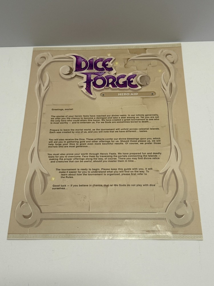 Dice Forge Board Game REPLACEMENT COMPONENTS Only - Choose What You Need!