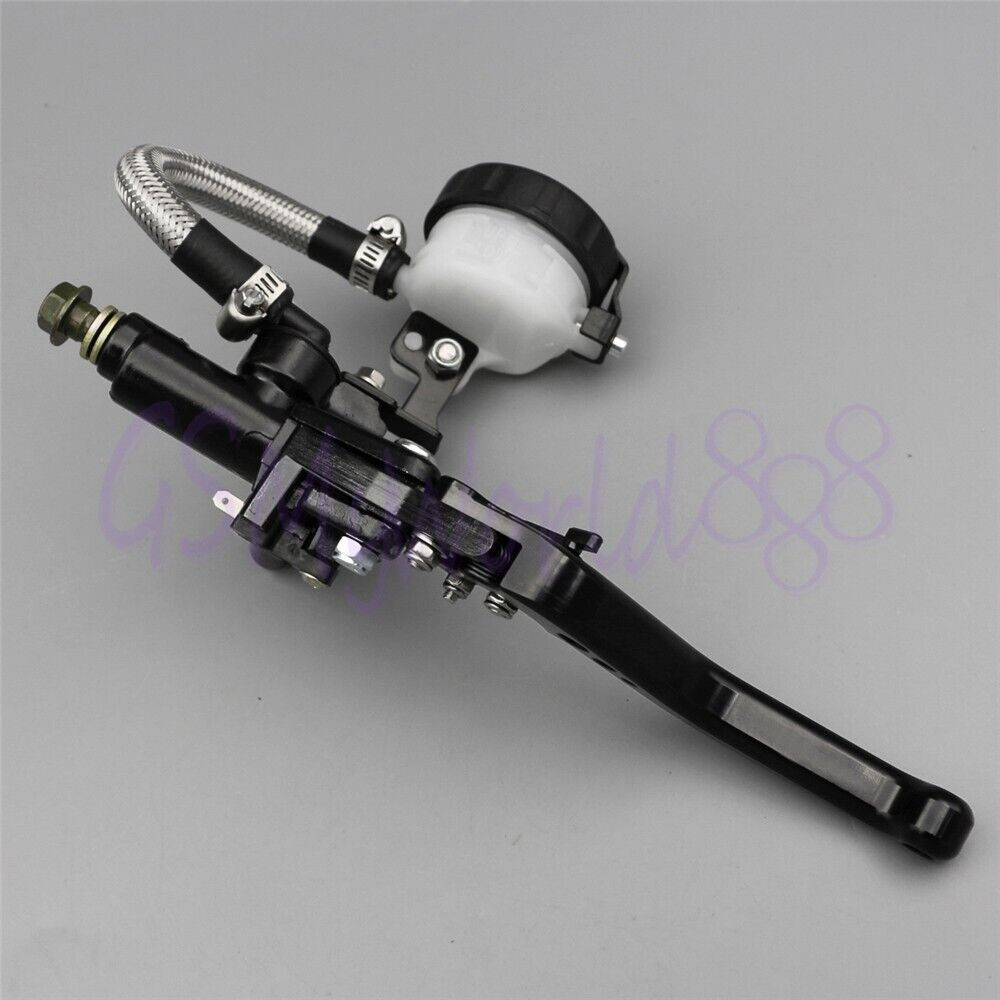 Universal Motorcycle Hydraulic Brake Clutch Master Cylinder Reservoir Lever