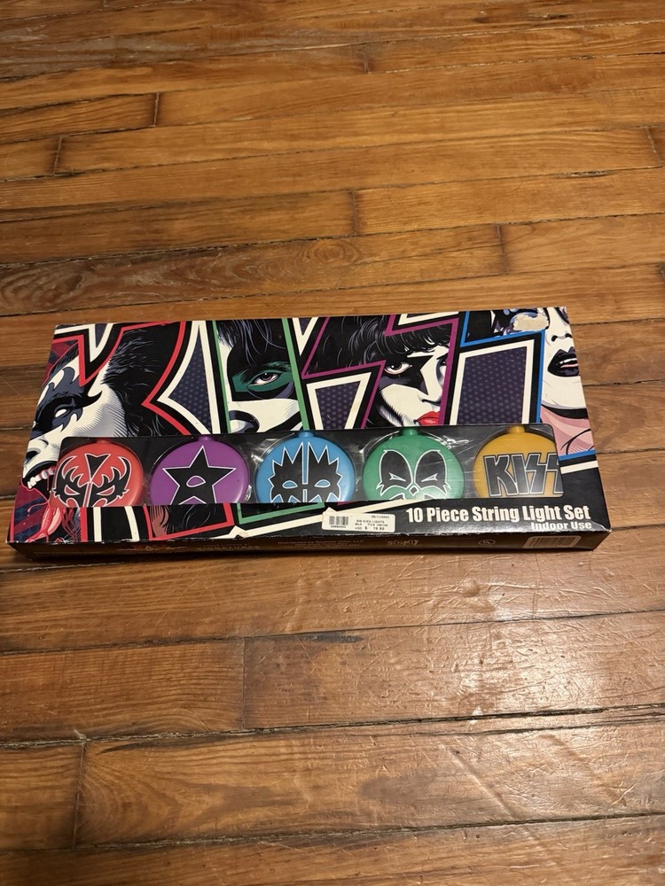 KISS 10 Piece Indoor String Light Set 2003 New in SEALED Box