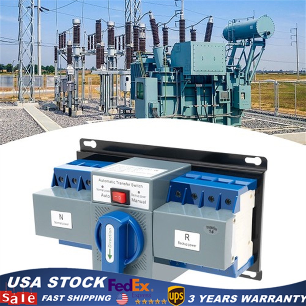 220V/63A 4P Dual-power Automatic Transfer Switch Generator Changeover Switch