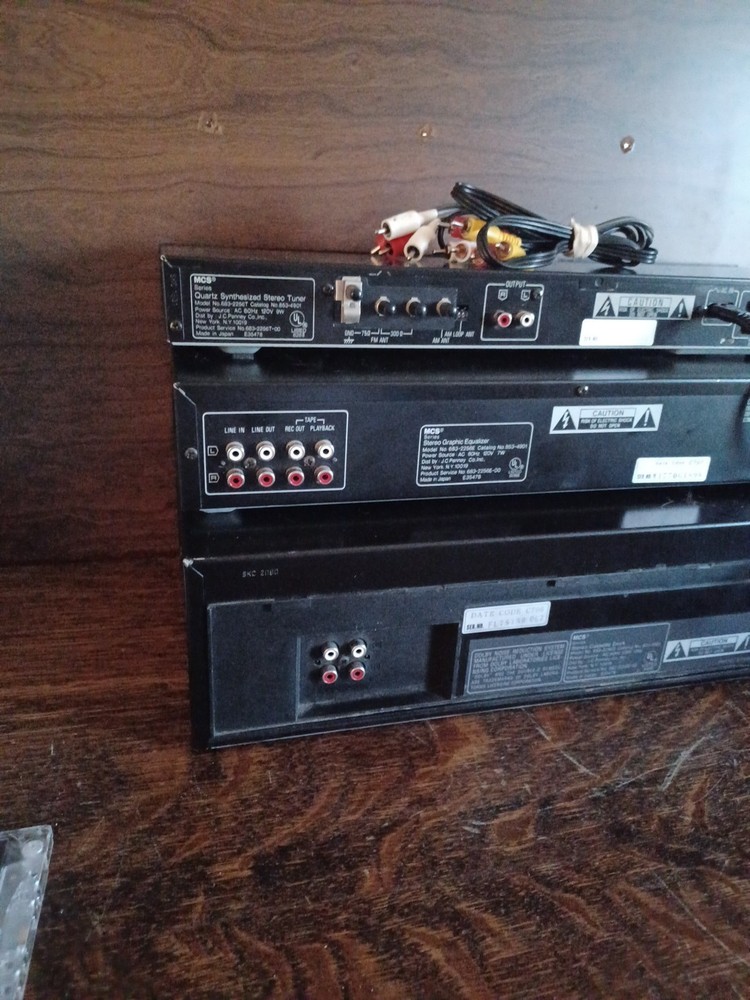 MCS 5000 Series Stereo Cassette Deck, Equalizer, and Synthesizer All Tested Work