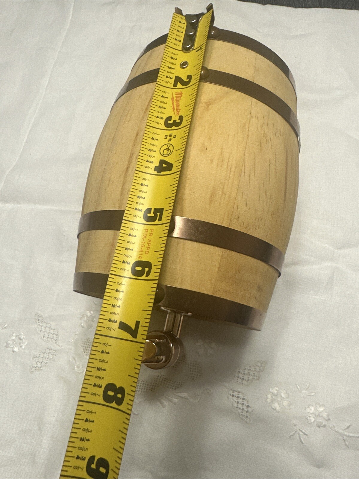 Mini Whiskey Barrel Wooden Replica Heritage Collective Dispensing Mini Keg 27 oz