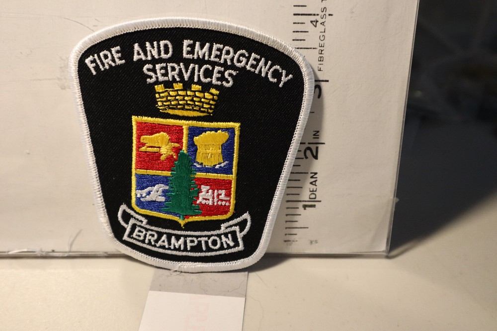 fire patch  BRAMPTON FIRE & EMERGENCY SERVICES ONTARIO CANADA