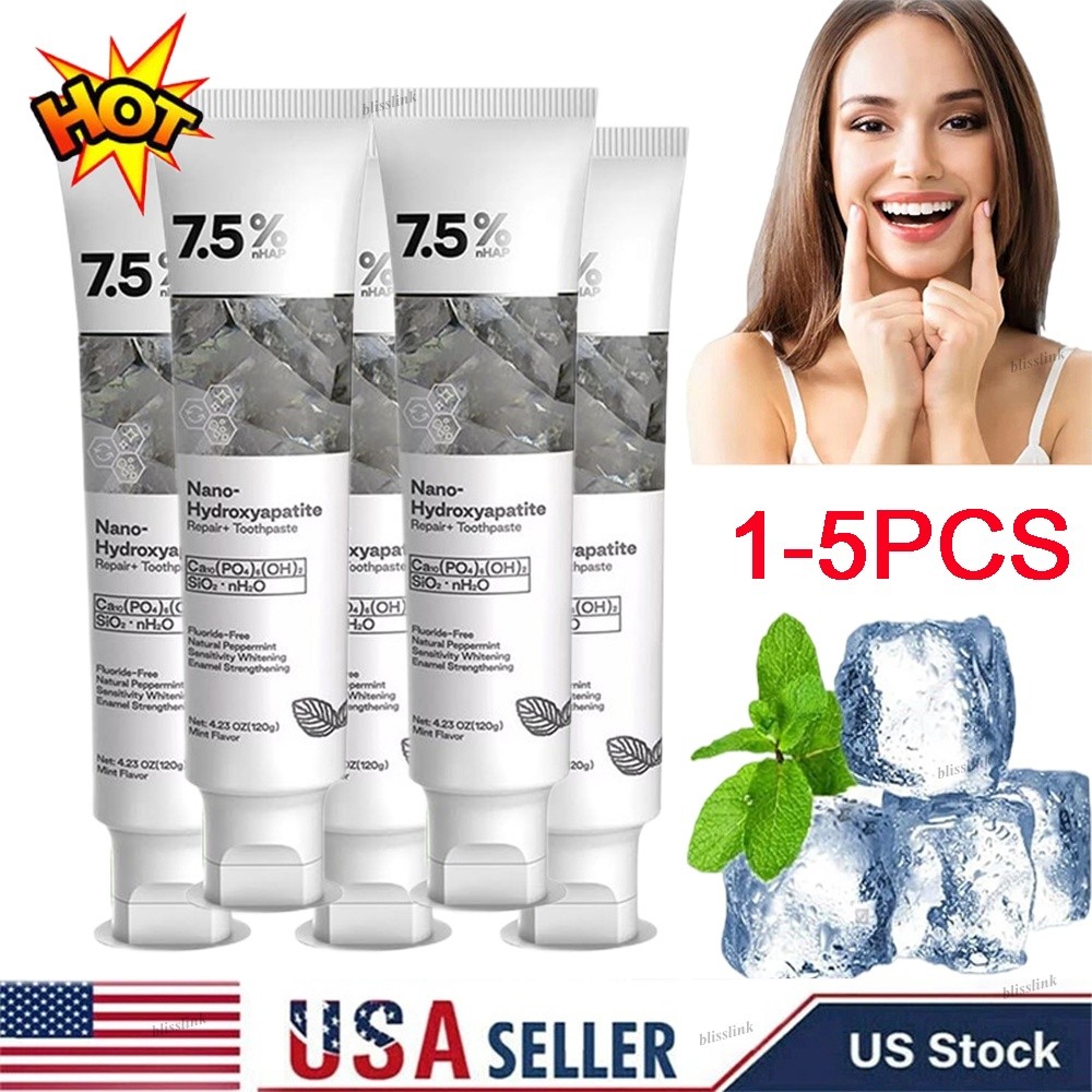 7.5% Hap Nano-Hydroxyapatite Toothpaste Remove Deep Clean For Sensitive Teeth