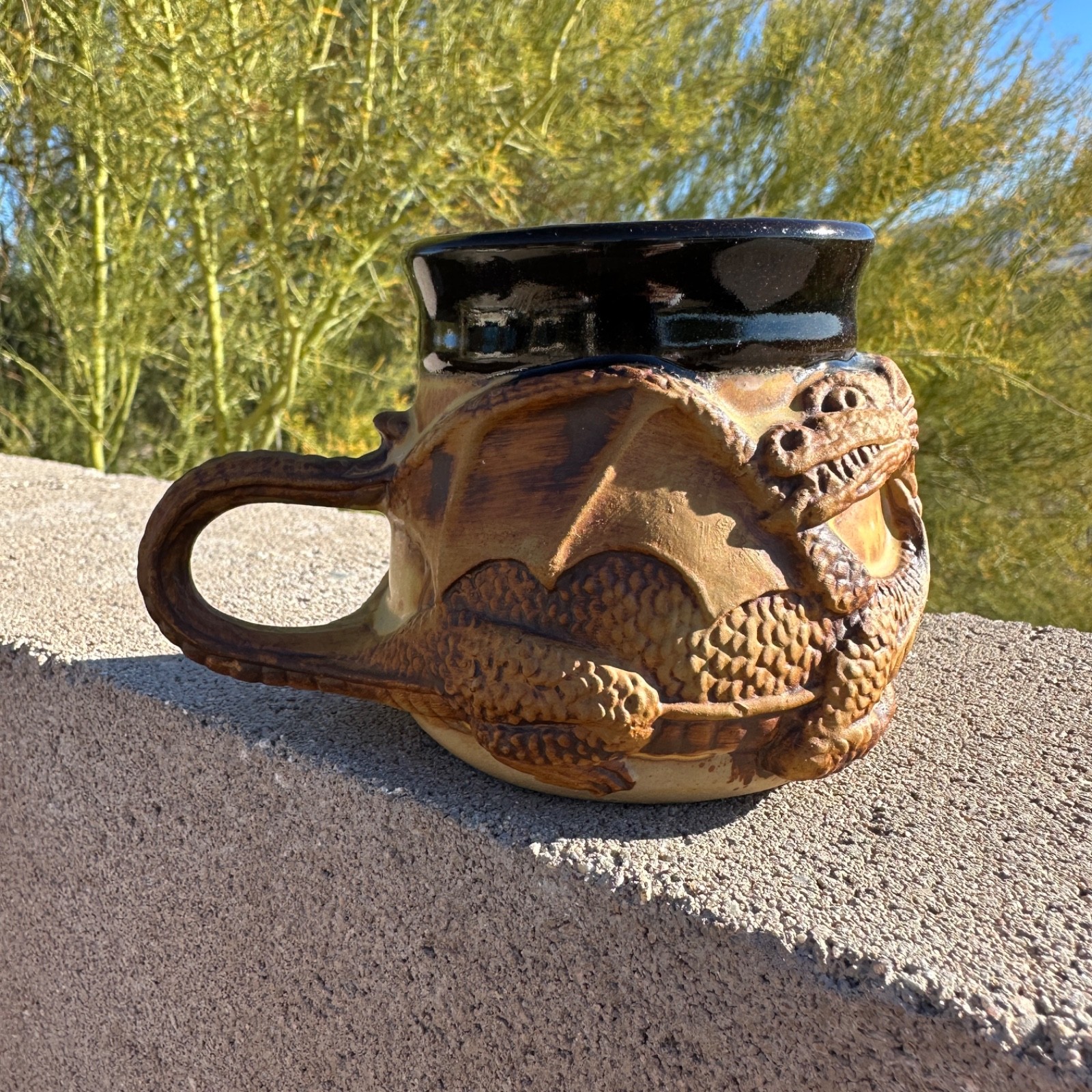 DRAGON MUG "Game of Thrones, House of Dragons" 3D Art Pottery Medieval