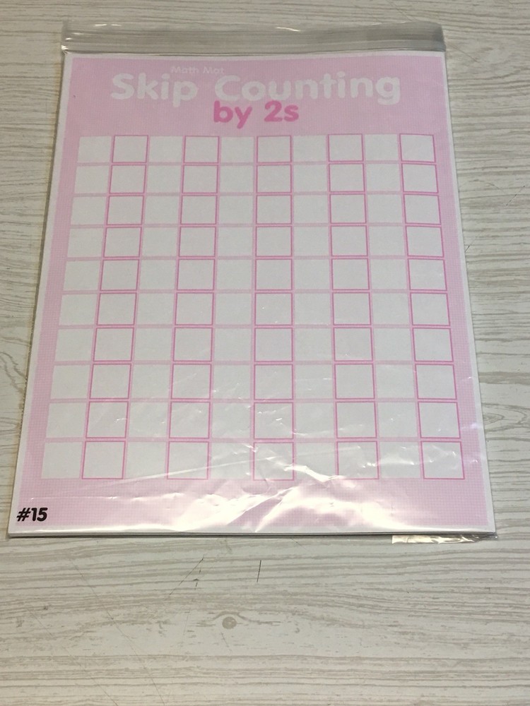 Set of 15 - Laminated Math Work Mats -  Dry Erase Set