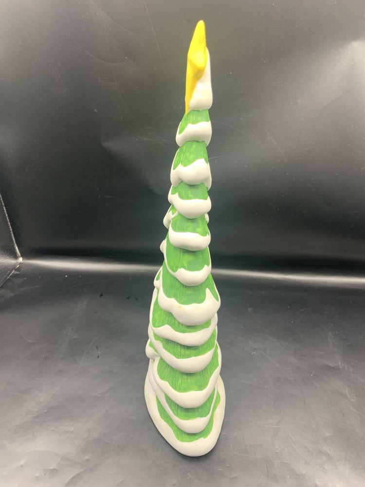 DEPT 56 CHRISTMAS TREE- CERAMIC 14" X 5"- SUPERB