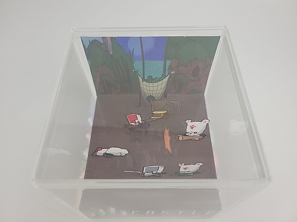 Castle Crashers 3D Cube Handmade Diorama Video Game Shadowbox