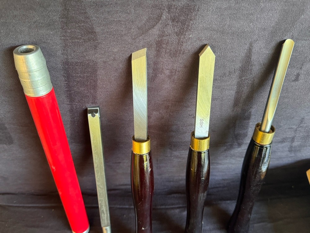 5 Piece Wood Chisel Lathe Turning Tool Set