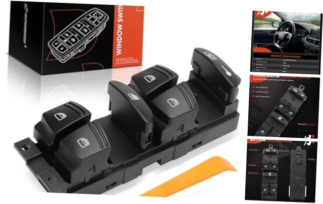 Master Power Window Switch Compatible with Porsche Cayenne 2003-2010 Front