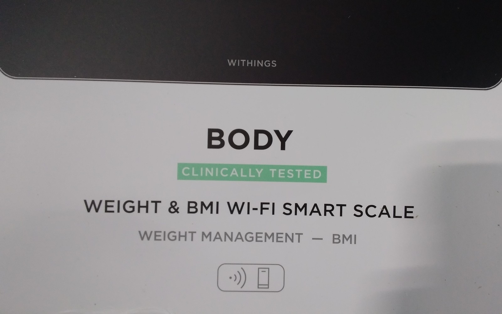 Withings Body Weight & BMI Wi-Fi Smart Scale WBSO6