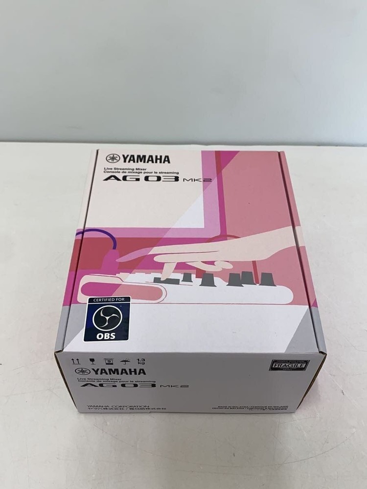 Yamaha Mixer Ag03 Webcast Audio Interface Instrument Peripherals Used