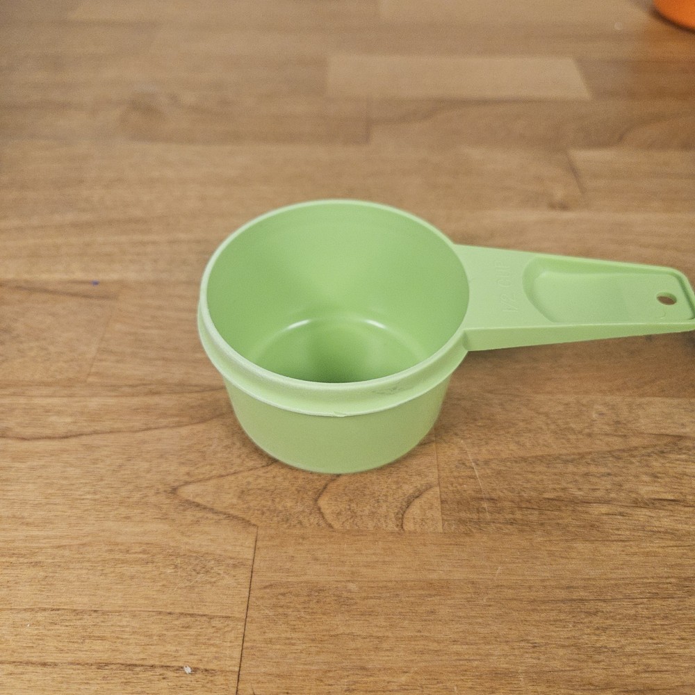 Vintage Tupperware Green Measuring Cup 1/2 CUP Replacement