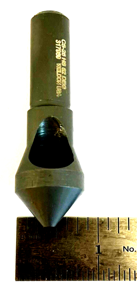 WELDON CS-26 .307" TO 25/32" RANGE 82 DEG ZERO FLUTE COUNTERSINK - USA