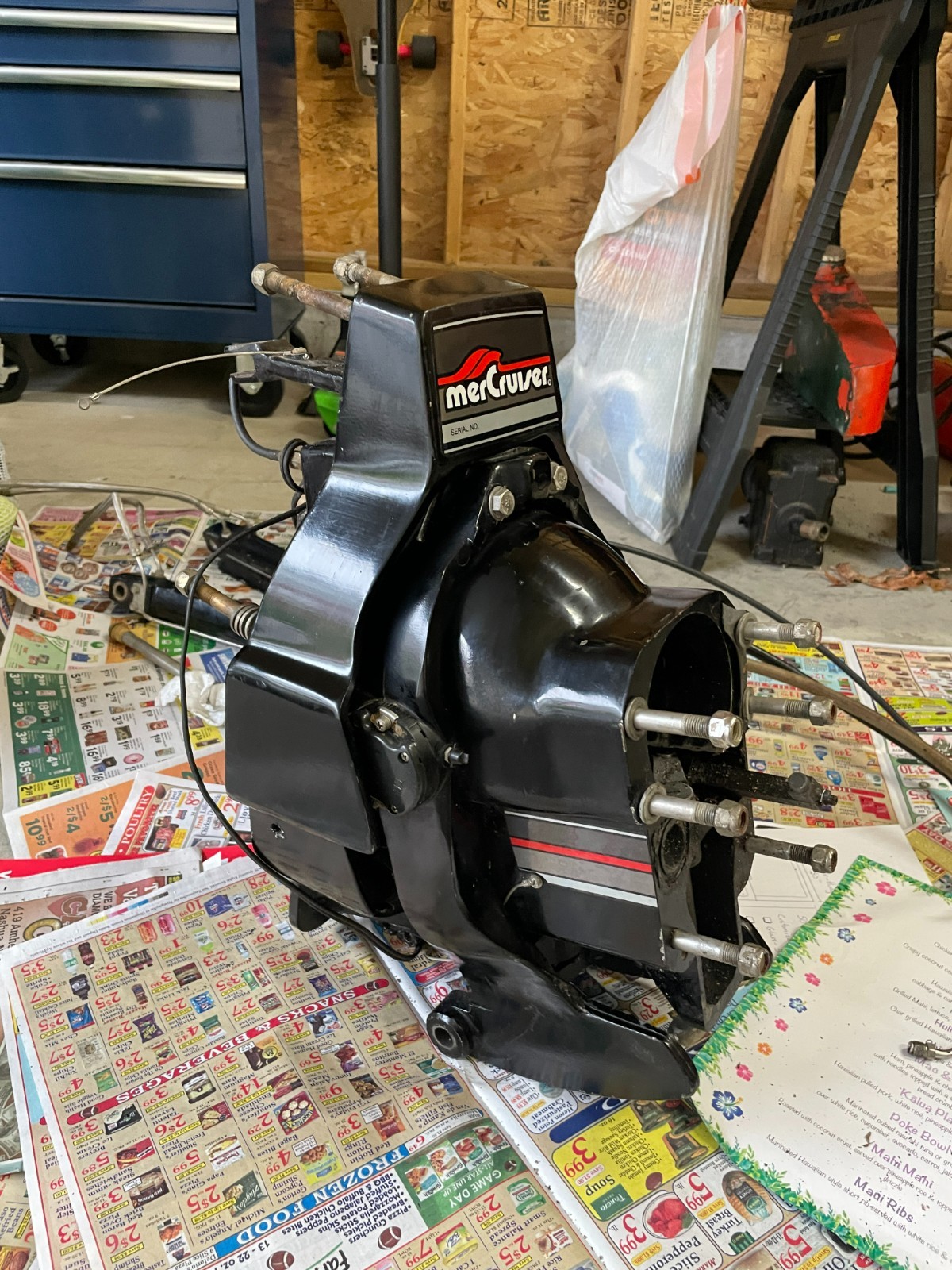 FRESHWATER LOW HRS Mercruiser Alpha One Gen 2 Gimbal Housing Transom Assembly