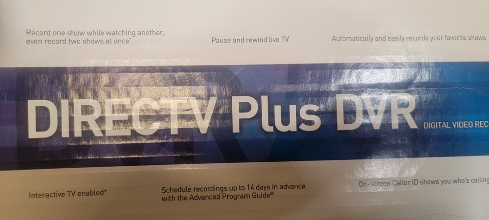 Direct TV Plus Satellite Receiver Model R15-300 - UNTESTED